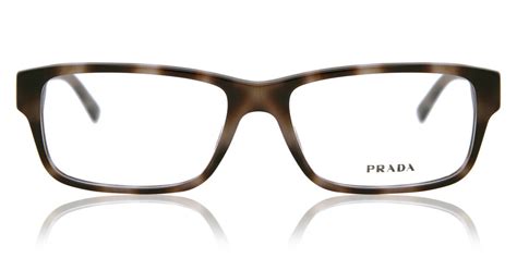 Prada PR 01XV 5201O1 Glasses Spotted Dark Brown